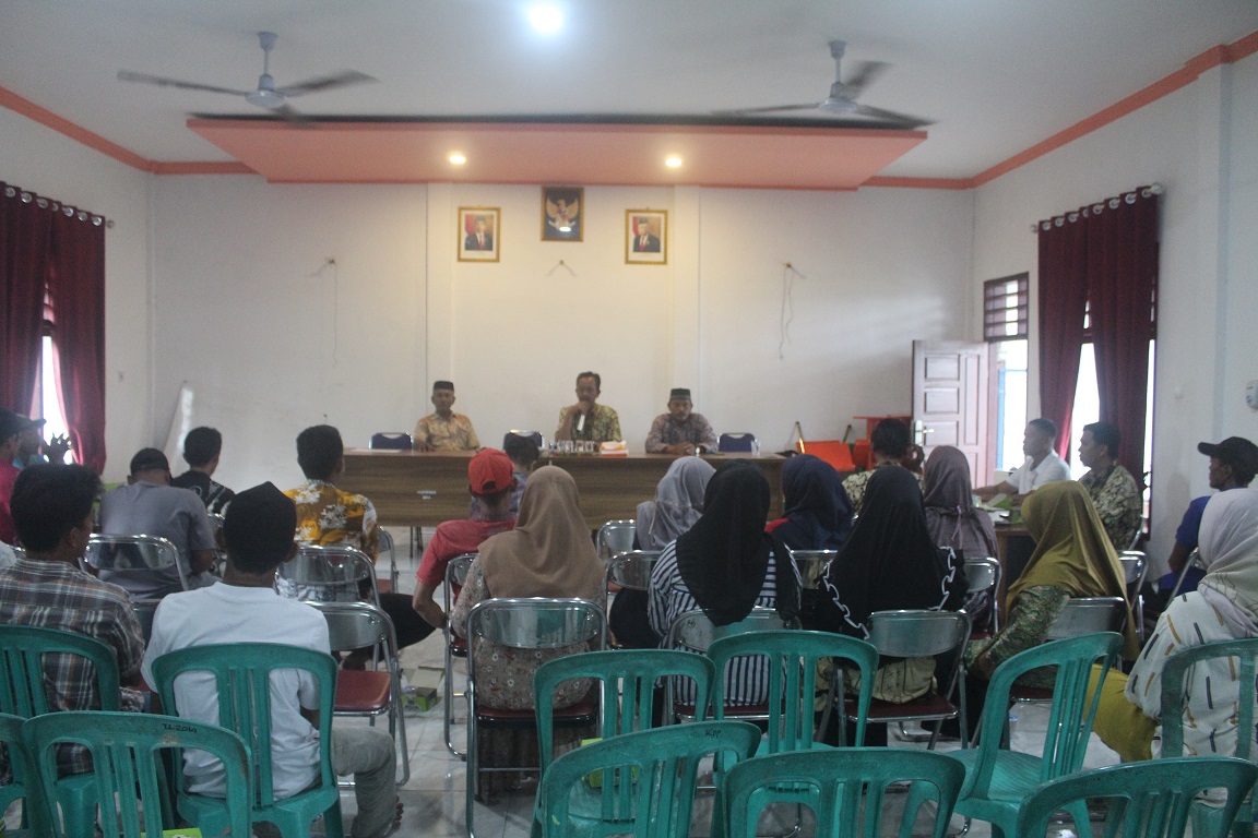 Kepala Desa Pemusiran Pimpin Rapat Pembentukan Panitia Peringatan HUT-RI Ke-78